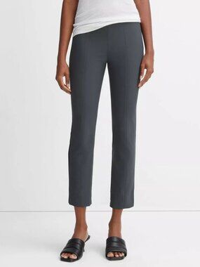 Vince Stitch-Seam Ponte Legging Pant Gray XS